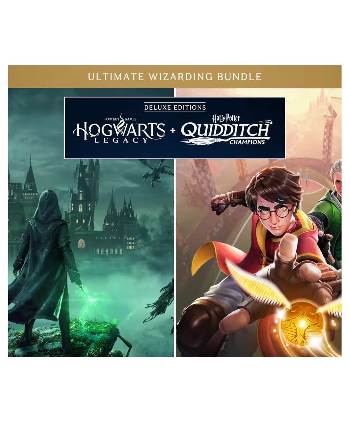 Hogwarts Legacy + Harry Potter: Quidditch Champions Deluxe Editions Bundle XBOX One / Xbox Series X|S Xbox One Key EUROPE
